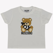 Moschino Baby Meisjes T-Shirt In Wit