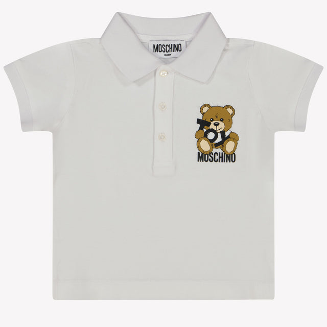 Moschino Baby Meisjes Polo In Wit