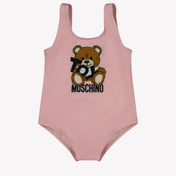 Moschino Baby Meisjes Zwemkleding In Licht Roze