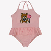 Moschino Baby Meisjes Zwemkleding In Licht Roze