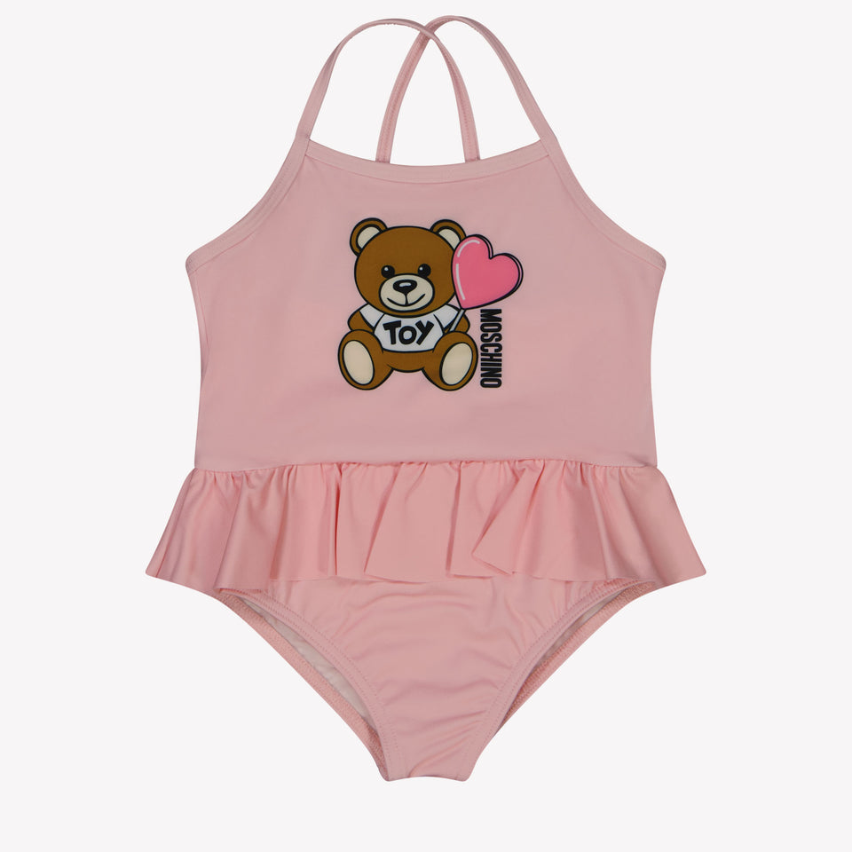 Moschino Baby Meisjes Zwemkleding In Licht Roze