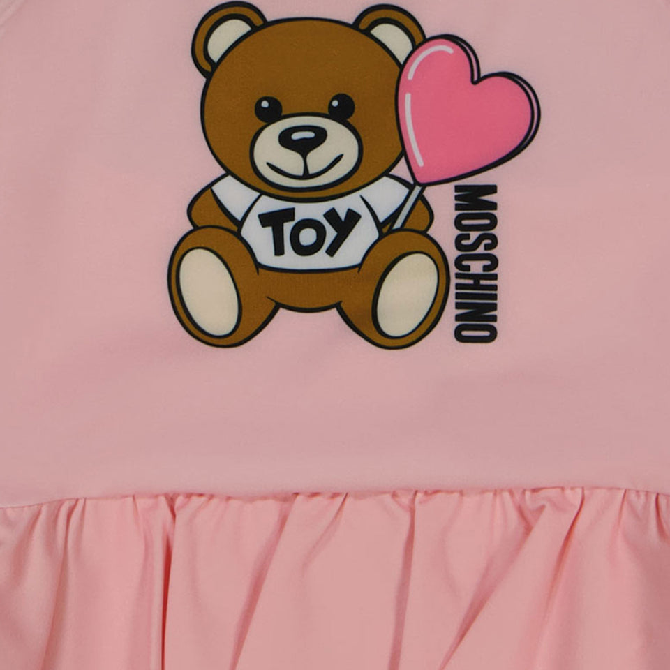 Moschino Baby Meisjes Zwemkleding In Licht Roze