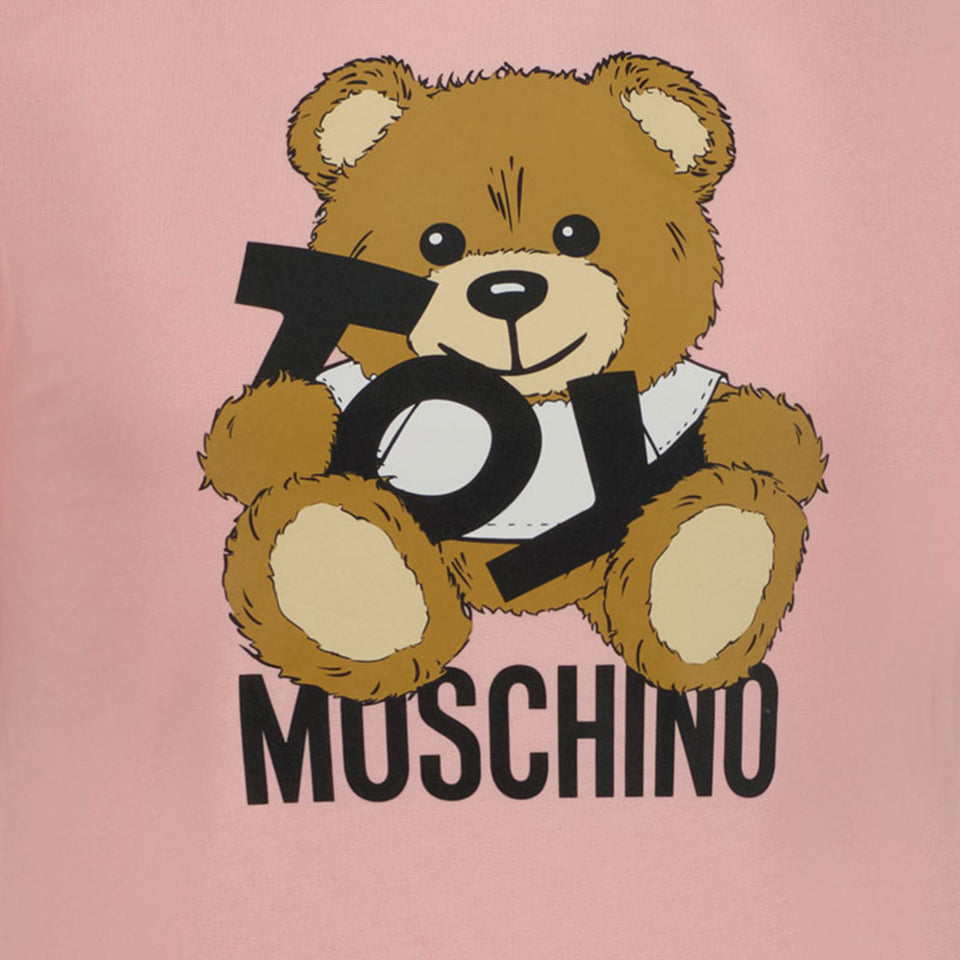 Moschino Kinder Meisjes Jurk In Licht Roze