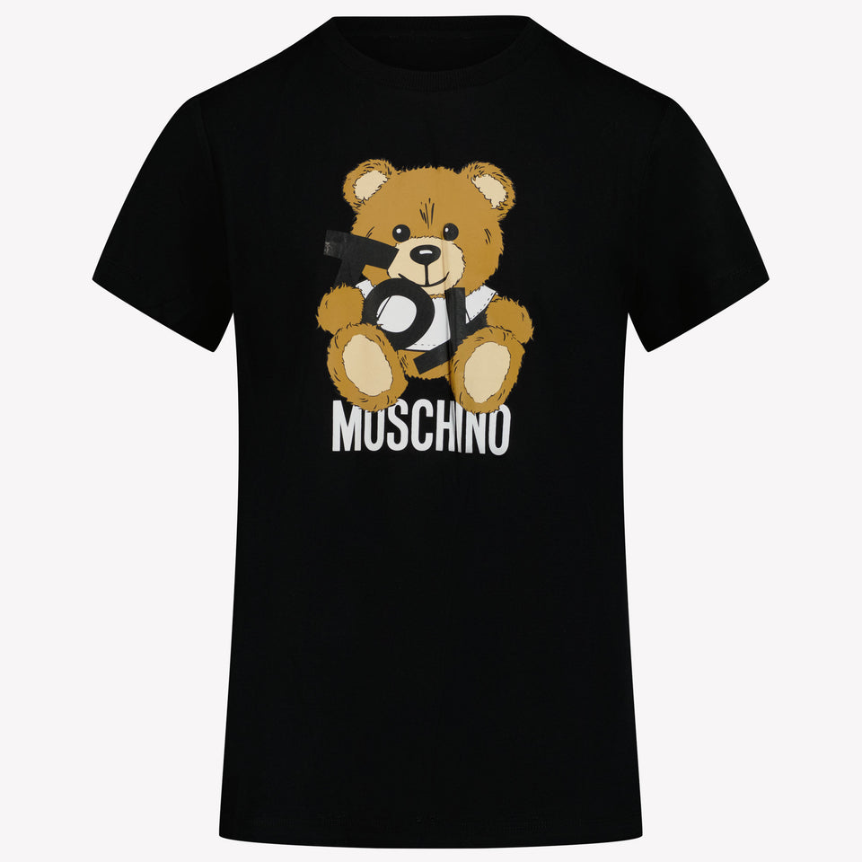 Moschino Kinder Jongens T-Shirt In Zwart