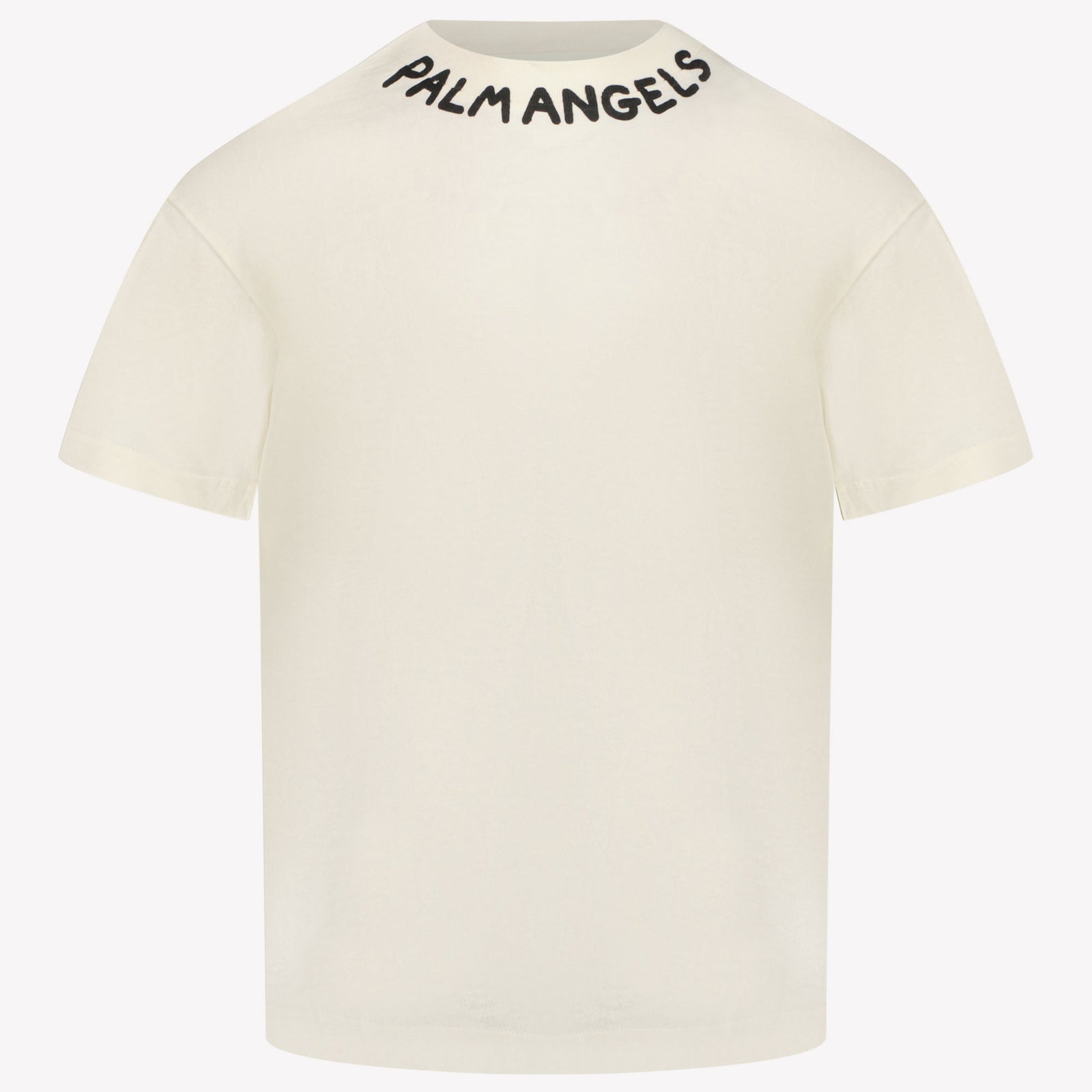 Palm Angels Kinder Meisjes T-Shirt In Off White