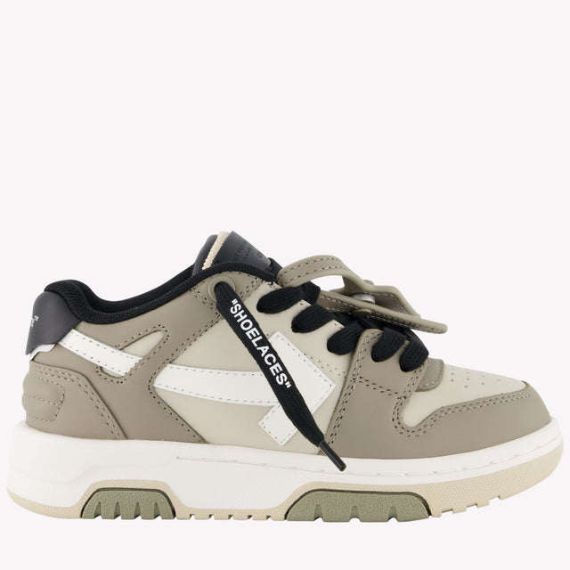 Off-White Jongens Sneakers In Olijf Groen