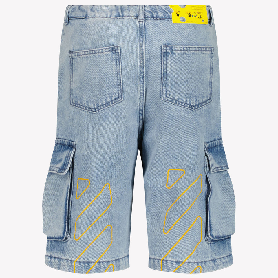 Off-White Kinder Jongens Shorts In Jeans