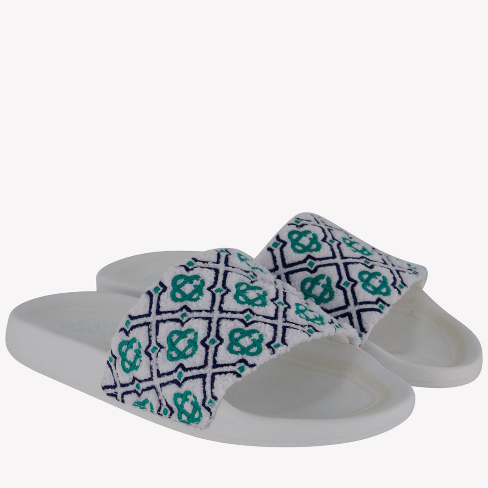 CASABLANCA Kinder Unisex Slippers in Blauw