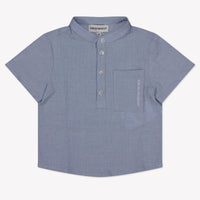 Armani Baby Jongens Blouse In Licht Blauw