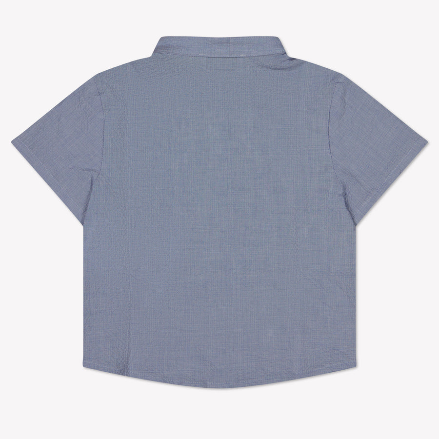 Armani Baby Jongens Blouse In Licht Blauw