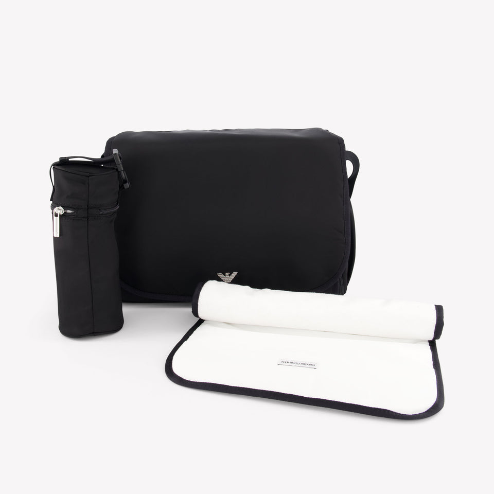 Armani Baby Unisex Luiertas In Zwart