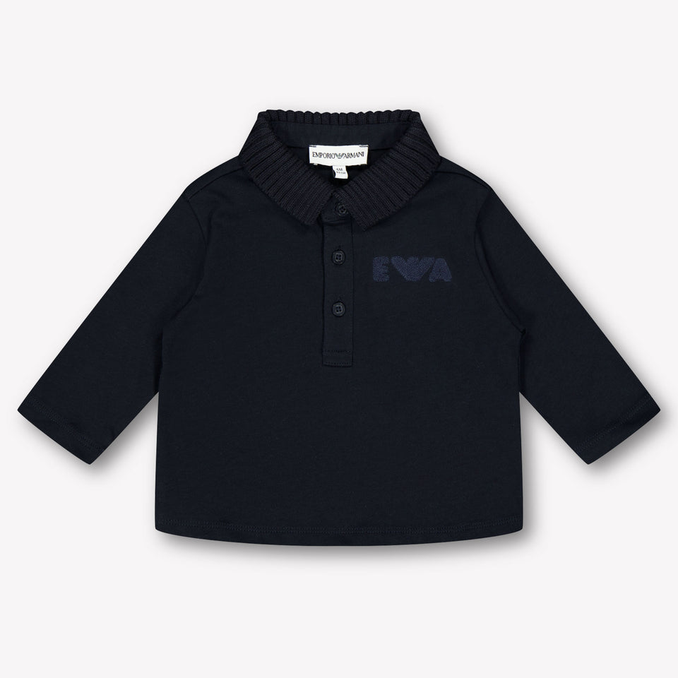 Armani Baby Jongens Polo In Donker Blauw