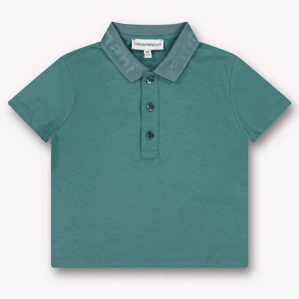 Armani Baby Jongens Polo In Donker Groen