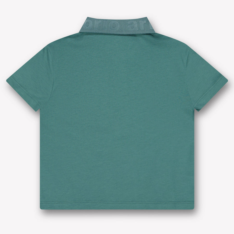 Armani Baby Jongens Polo In Donker Groen