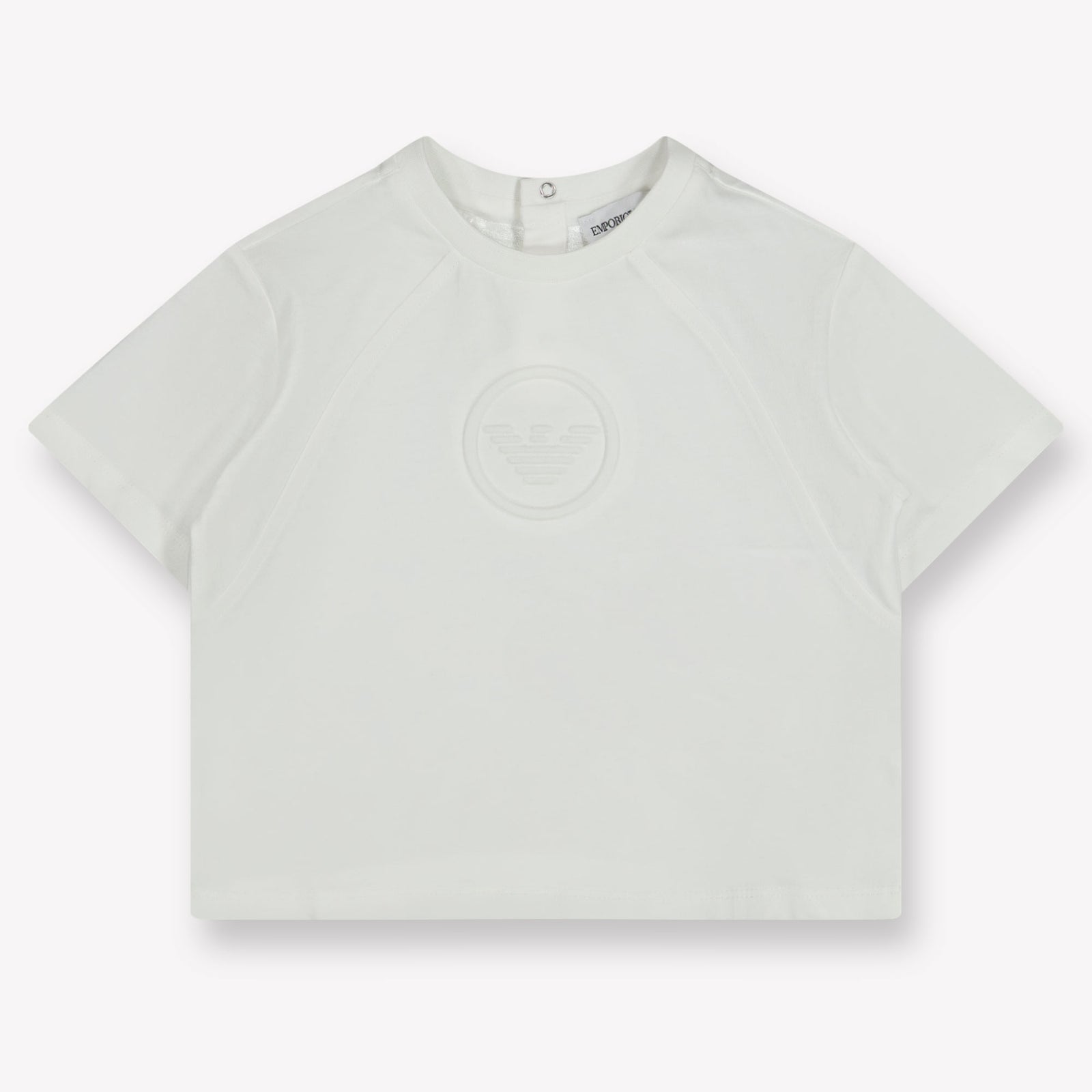 Armani Baby Jongens T-Shirt In Wit