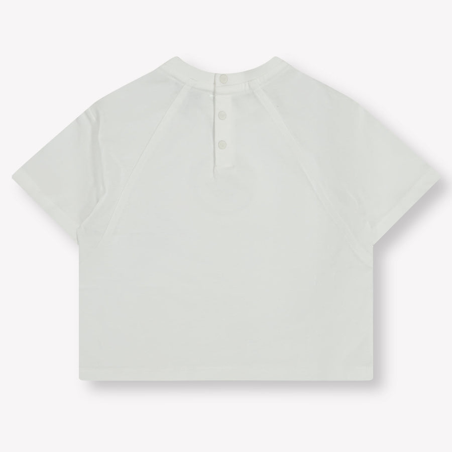 Armani Baby Jongens T-Shirt In Wit