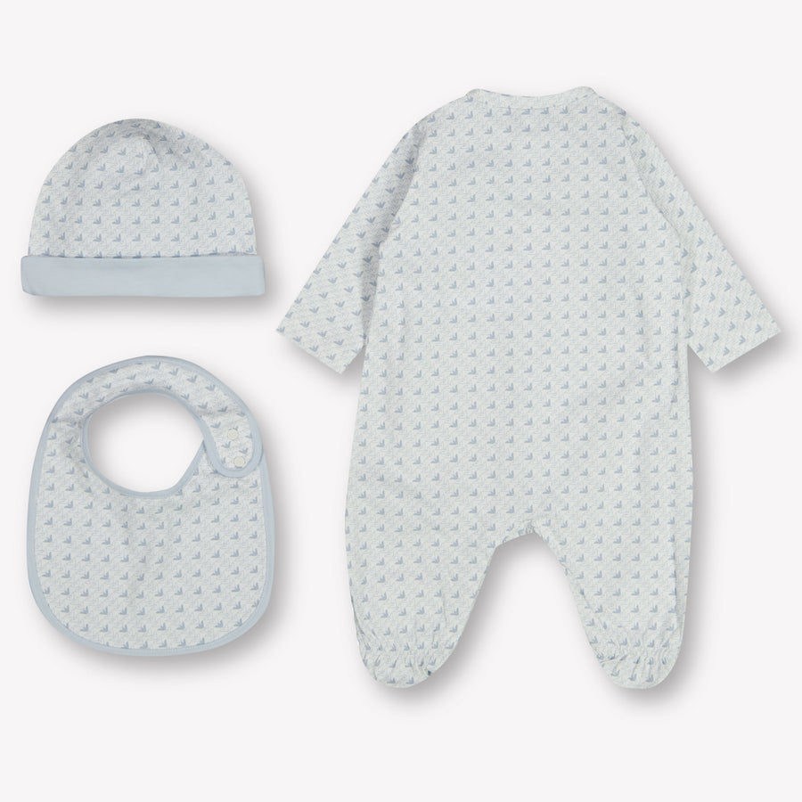 Armani Baby Meisjes Boxpakje In Licht Blauw