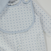 Armani Baby Meisjes Boxpakje In Licht Blauw