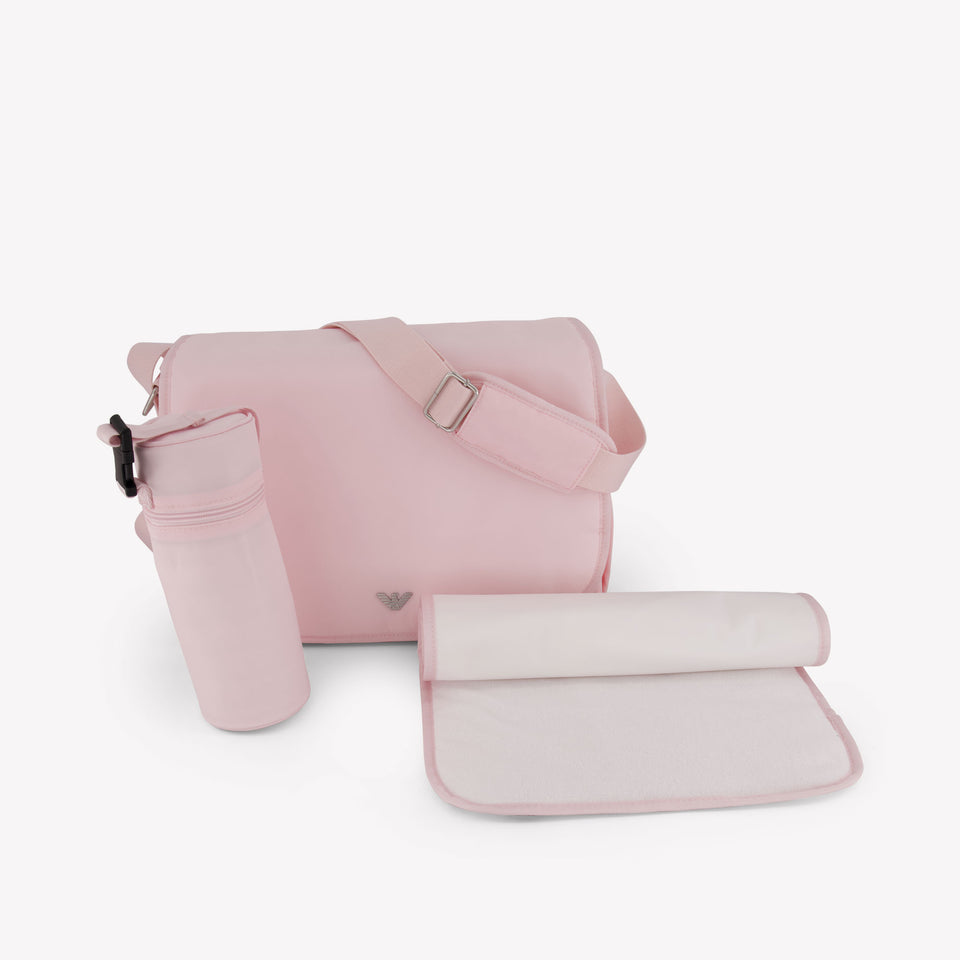 Armani Baby Meisjes Luiertas In Licht Roze