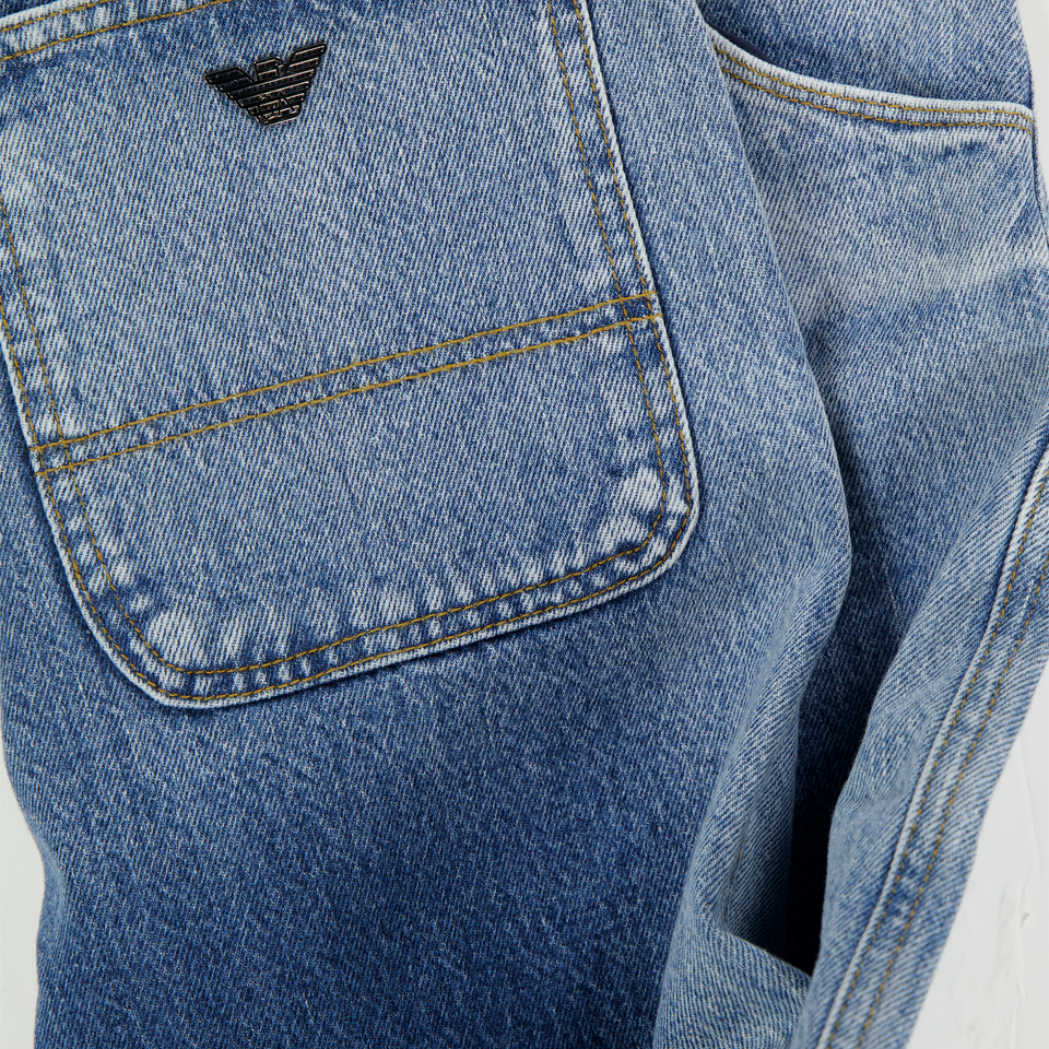 Armani Kinder Jongens Jeans In Blauw