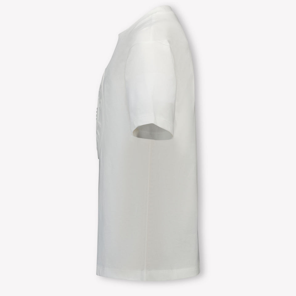 Armani Kinder Jongens T-Shirt In Wit