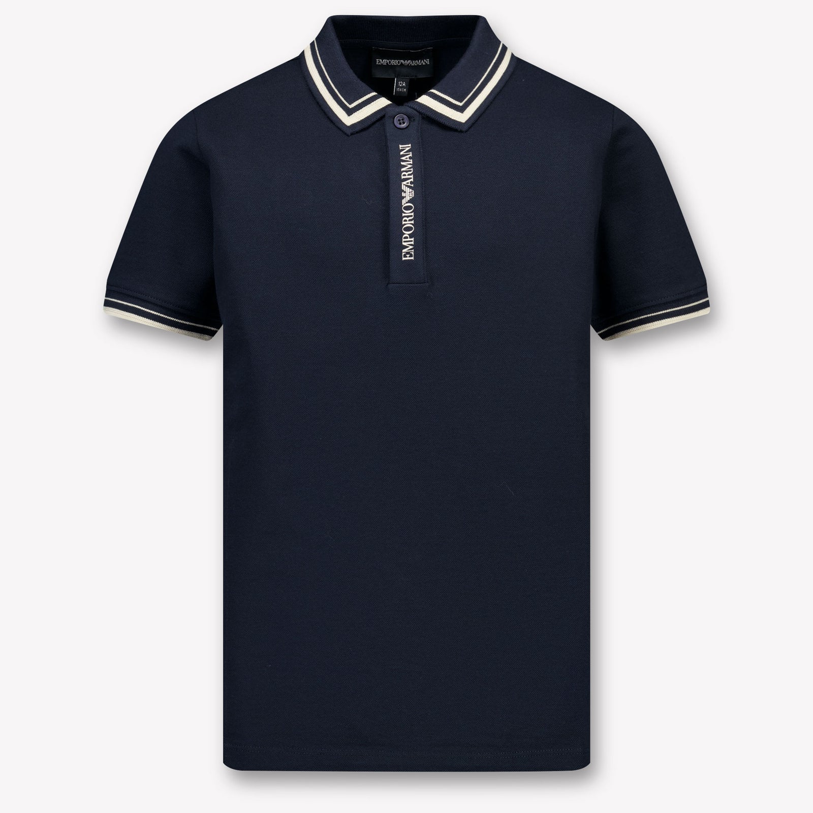 Armani Kinder Jongens Polo In Navy