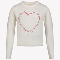 Guess Kinder Meisjes Trui In Off White