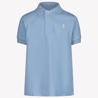 Ralph Lauren Kinder Jongens Polo In Licht Blauw