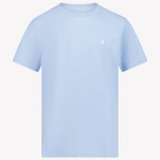 Ralph Lauren Kinder Jongens T-Shirt In Licht Blauw