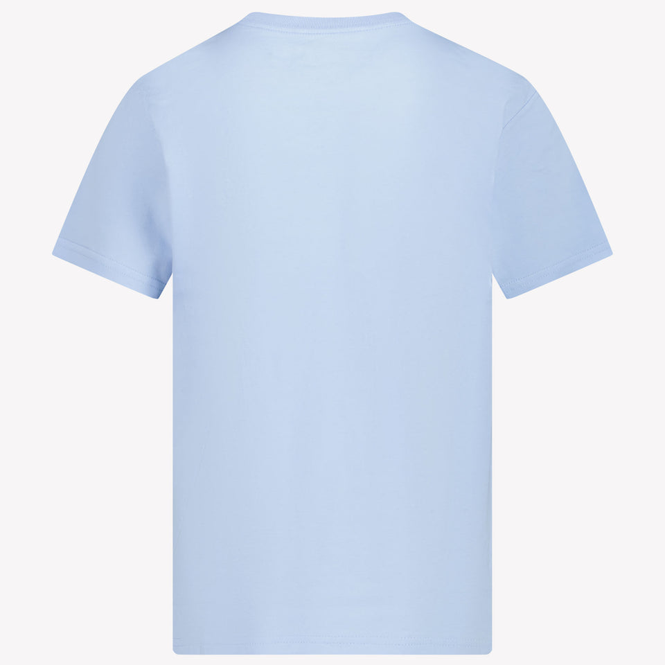 Ralph Lauren Kinder Jongens T-Shirt In Licht Blauw