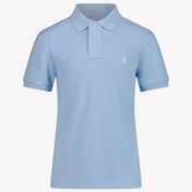 Ralph Lauren Kinder Jongens Polo In Licht Blauw