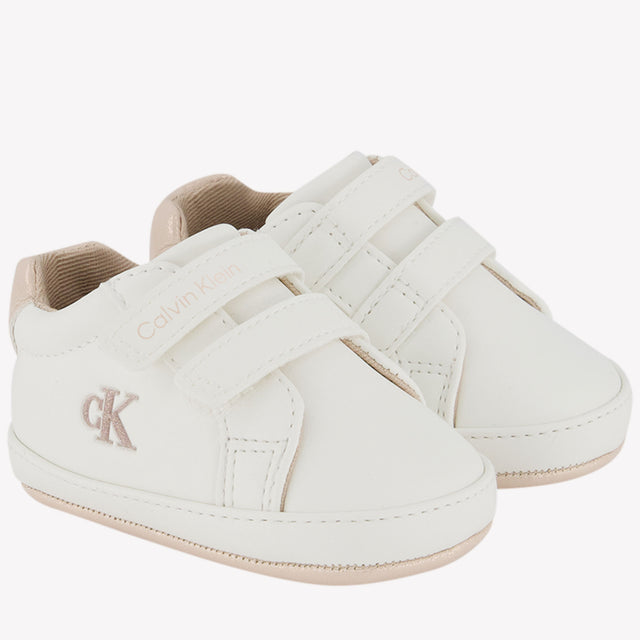 Calvin Klein Baby Meisjes Sneakers In Wit