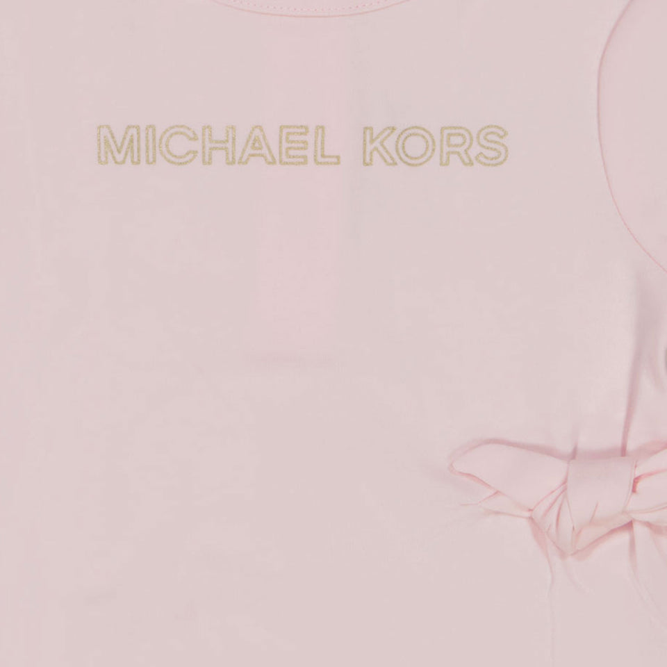 Michael Kors Baby Meisjes Jurk In Licht Roze