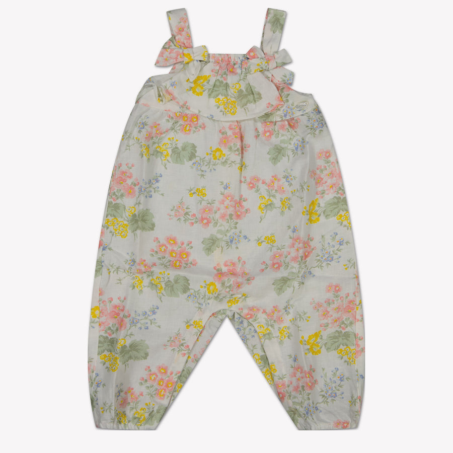 Tartine et Chocolat Baby Meisjes Jumpsuit In Wit