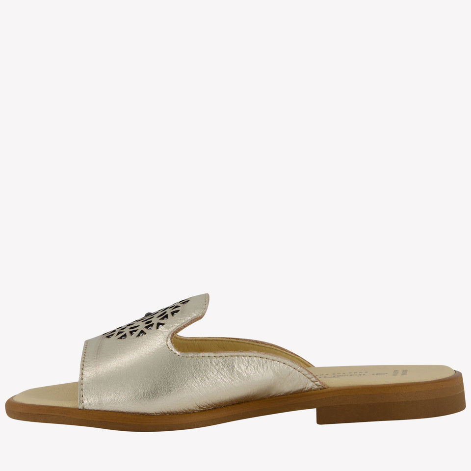 Andanines Meisjes Slippers In Goud