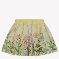 Fendi Baby Meisjes Rokje In Geel