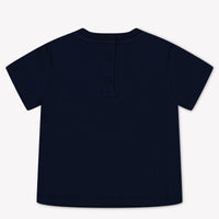 Fendi Baby Jongens T-Shirt In Navy