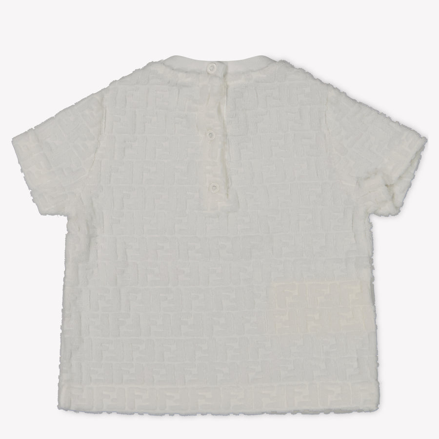 Fendi Baby Unisex T-Shirt In Wit