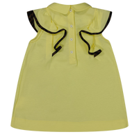 Fendi Baby Meisjes Jurk In Geel