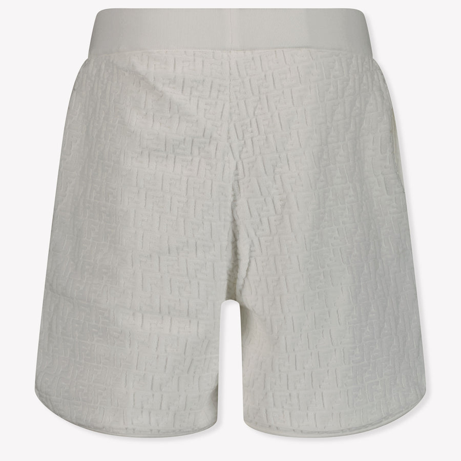 Fendi Kinder Unisex Shorts In Wit