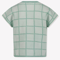 Fendi Kinder Meisjes T-Shirt In Mint