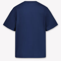 Fendi Kinder Jongens T-Shirt In Navy