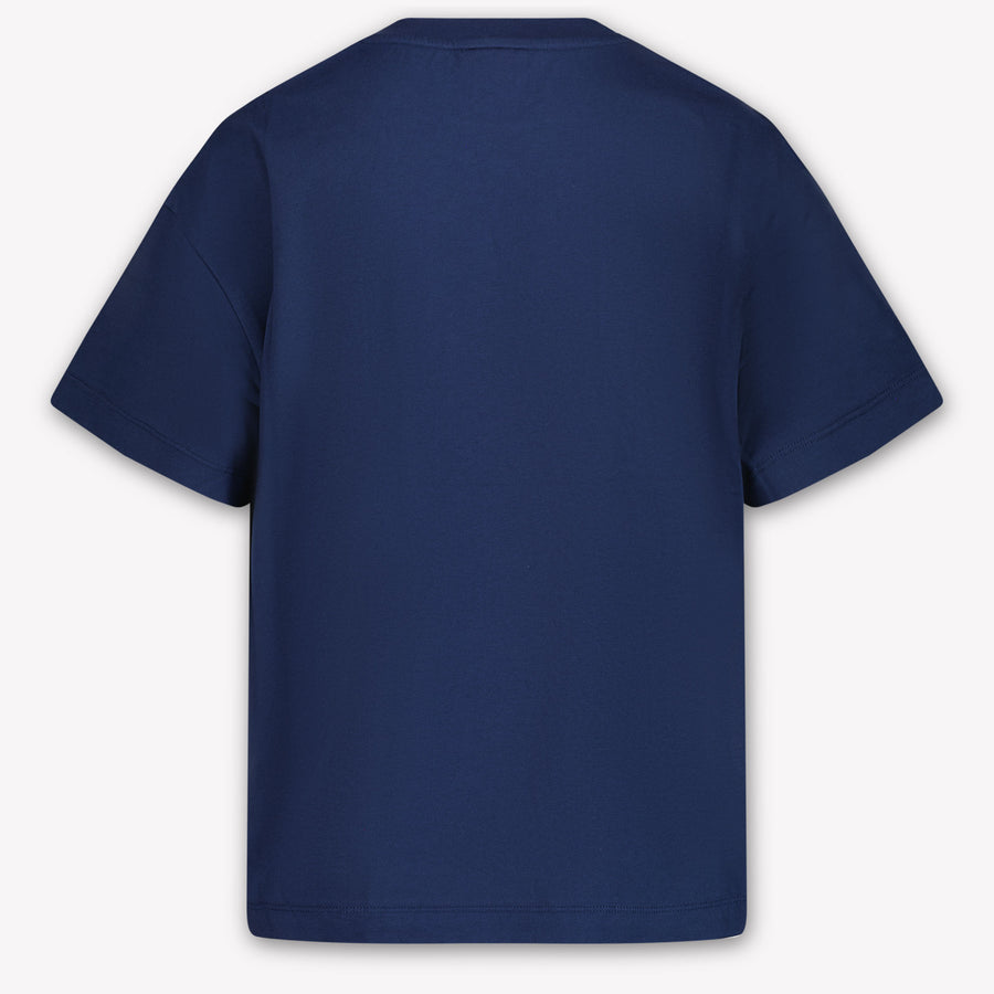 Fendi Kinder Jongens T-Shirt In Navy