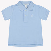 Ralph Lauren Baby Jongens Polo In Licht Blauw