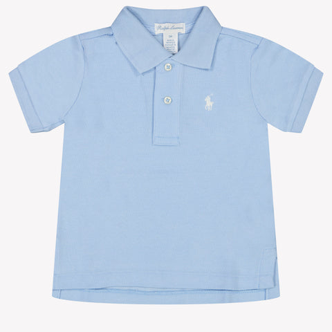 Ralph Lauren Baby Jongens Polo In Licht Blauw