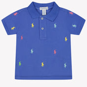 Ralph Lauren Baby Jongens Polo In Cobalt Blauw