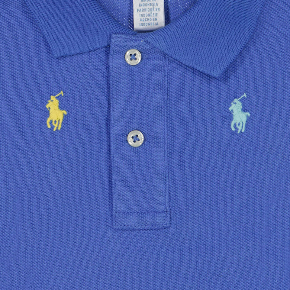 Ralph Lauren Baby Jongens Polo In Cobalt Blauw