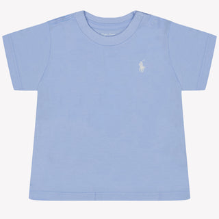 Ralph Lauren Baby Jongens T-Shirt In Licht Blauw