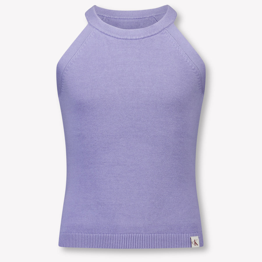 Calvin Klein Kinder Meisjes T-Shirt In Lila