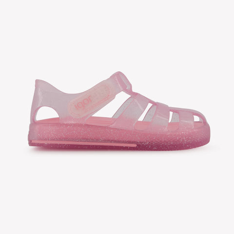 Igor Meisjes Sandalen In Licht Roze
